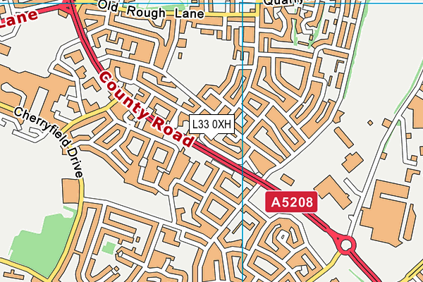L33 0XH map - OS VectorMap District (Ordnance Survey) L33 0XH map - OS VectorMap District (Ordnance Survey)