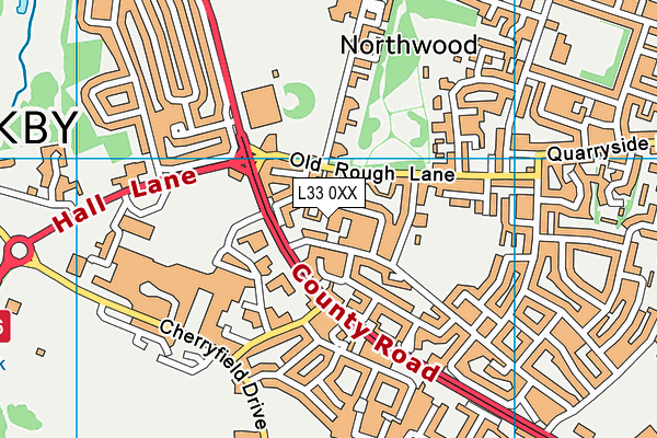 L33 0XX map - OS VectorMap District (Ordnance Survey) L33 0XX map - OS VectorMap District (Ordnance Survey)