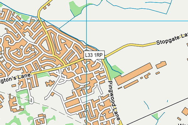L33 1RP map - OS VectorMap District (Ordnance Survey) L33 1RP map - OS VectorMap District (Ordnance Survey)