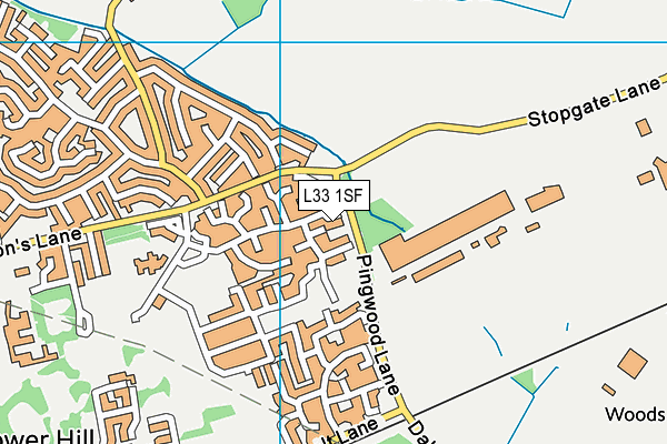 L33 1SF map - OS VectorMap District (Ordnance Survey) L33 1SF map - OS VectorMap District (Ordnance Survey)