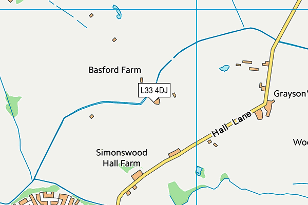 L33 4DJ map - OS VectorMap District (Ordnance Survey) L33 4DJ map - OS VectorMap District (Ordnance Survey)