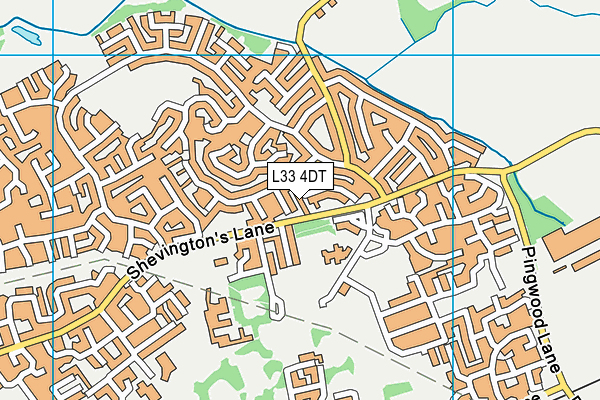 L33 4DT map - OS VectorMap District (Ordnance Survey) L33 4DT map - OS VectorMap District (Ordnance Survey)