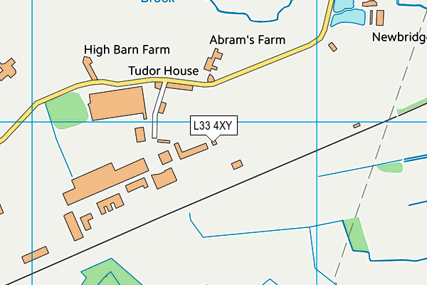L33 4XY map - OS VectorMap District (Ordnance Survey) L33 4XY map - OS VectorMap District (Ordnance Survey)