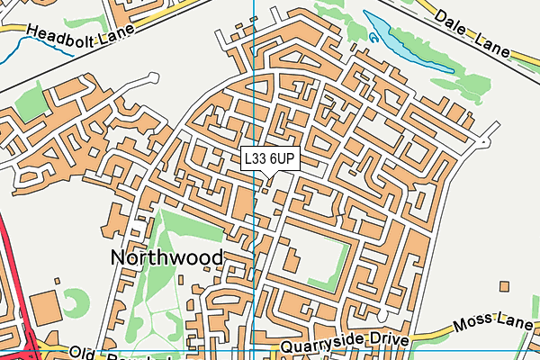 L33 6UP map - OS VectorMap District (Ordnance Survey) L33 6UP map - OS VectorMap District (Ordnance Survey)