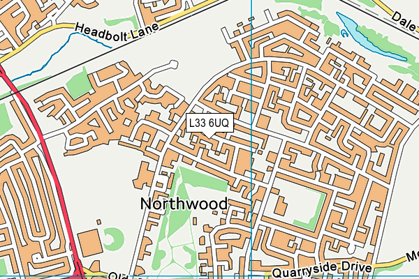 L33 6UQ map - OS VectorMap District (Ordnance Survey) L33 6UQ map - OS VectorMap District (Ordnance Survey)