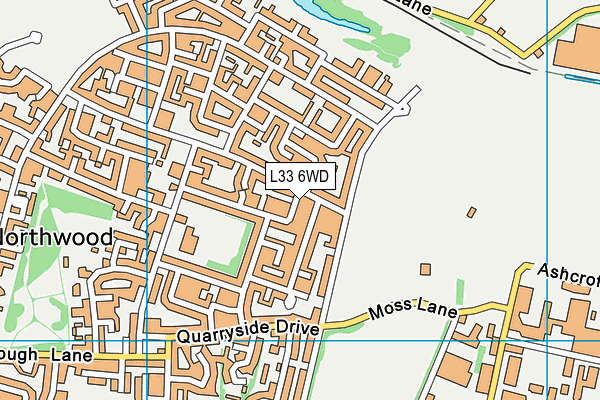 L33 6WD map - OS VectorMap District (Ordnance Survey) L33 6WD map - OS VectorMap District (Ordnance Survey)