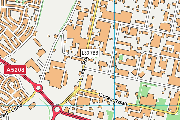 L33 7BB map - OS VectorMap District (Ordnance Survey) L33 7BB map - OS VectorMap District (Ordnance Survey)