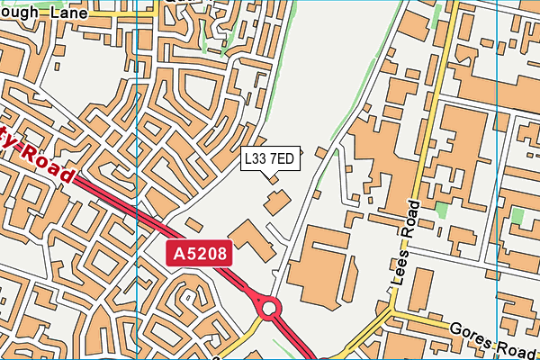L33 7ED map - OS VectorMap District (Ordnance Survey) L33 7ED map - OS VectorMap District (Ordnance Survey)