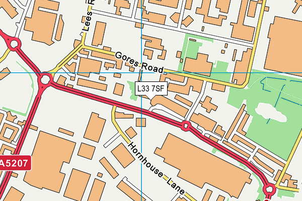 L33 7SF map - OS VectorMap District (Ordnance Survey) L33 7SF map - OS VectorMap District (Ordnance Survey)