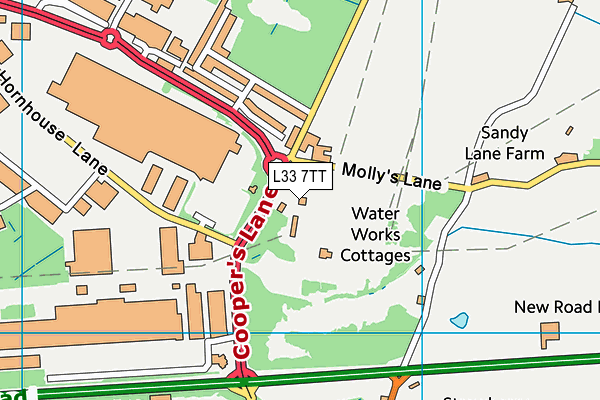 L33 7TT map - OS VectorMap District (Ordnance Survey) L33 7TT map - OS VectorMap District (Ordnance Survey)