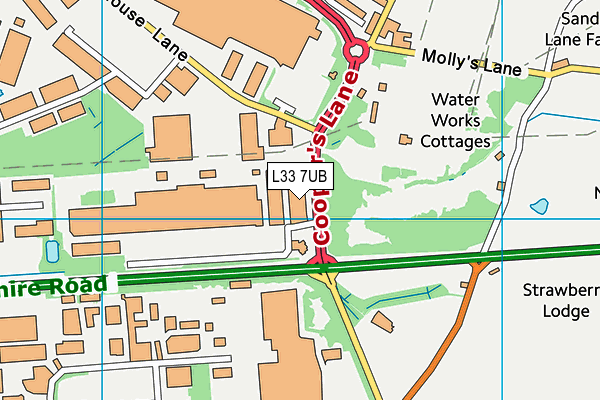 L33 7UB map - OS VectorMap District (Ordnance Survey) L33 7UB map - OS VectorMap District (Ordnance Survey)