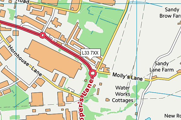 L33 7XX map - OS VectorMap District (Ordnance Survey)
