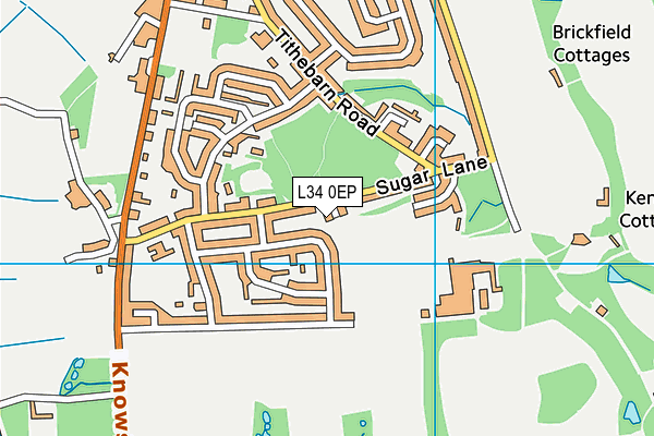 L34 0EP map - OS VectorMap District (Ordnance Survey) L34 0EP map - OS VectorMap District (Ordnance Survey)