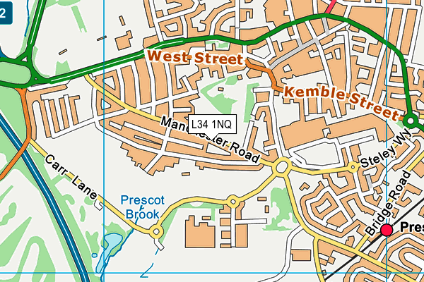 L34 1NQ map - OS VectorMap District (Ordnance Survey)