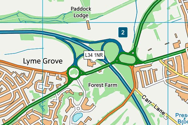 L34 1NR map - OS VectorMap District (Ordnance Survey) L34 1NR map - OS VectorMap District (Ordnance Survey)
