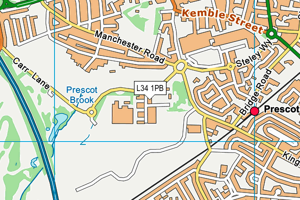 L34 1PB map - OS VectorMap District (Ordnance Survey) L34 1PB map - OS VectorMap District (Ordnance Survey)