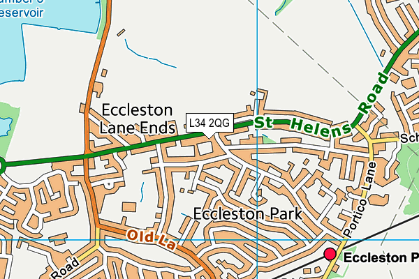 L34 2QG map - OS VectorMap District (Ordnance Survey) L34 2QG map - OS VectorMap District (Ordnance Survey)