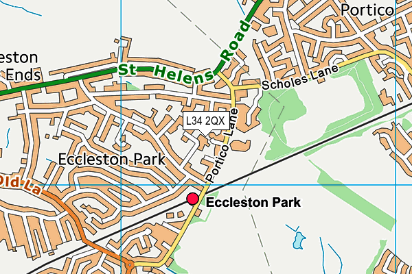 L34 2QX map - OS VectorMap District (Ordnance Survey) L34 2QX map - OS VectorMap District (Ordnance Survey)
