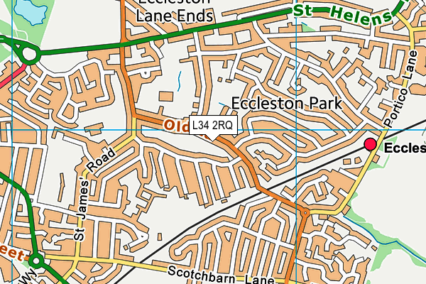 L34 2RQ map - OS VectorMap District (Ordnance Survey)