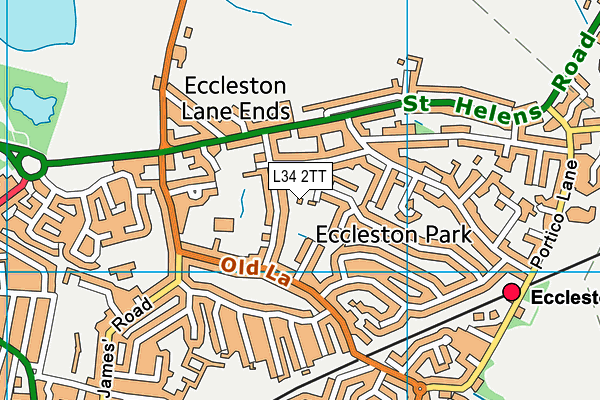 L34 2TT map - OS VectorMap District (Ordnance Survey) L34 2TT map - OS VectorMap District (Ordnance Survey)