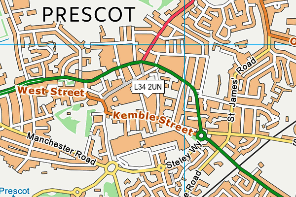 L34 2UN map - OS VectorMap District (Ordnance Survey) L34 2UN map - OS VectorMap District (Ordnance Survey)