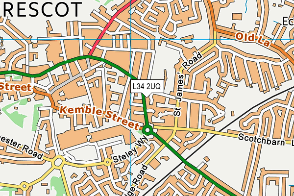 L34 2UQ map - OS VectorMap District (Ordnance Survey) L34 2UQ map - OS VectorMap District (Ordnance Survey)