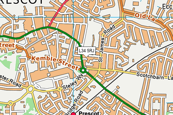 L34 5RJ map - OS VectorMap District (Ordnance Survey) L34 5RJ map - OS VectorMap District (Ordnance Survey)