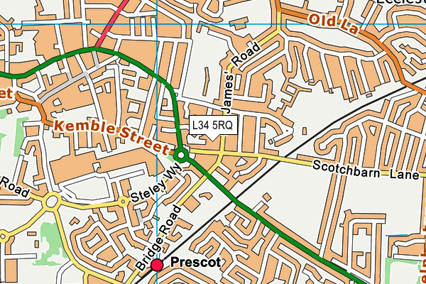 L34 5RQ map - OS VectorMap District (Ordnance Survey) L34 5RQ map - OS VectorMap District (Ordnance Survey)