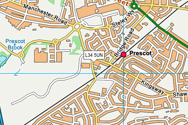 L34 5UN map - OS VectorMap District (Ordnance Survey) L34 5UN map - OS VectorMap District (Ordnance Survey)