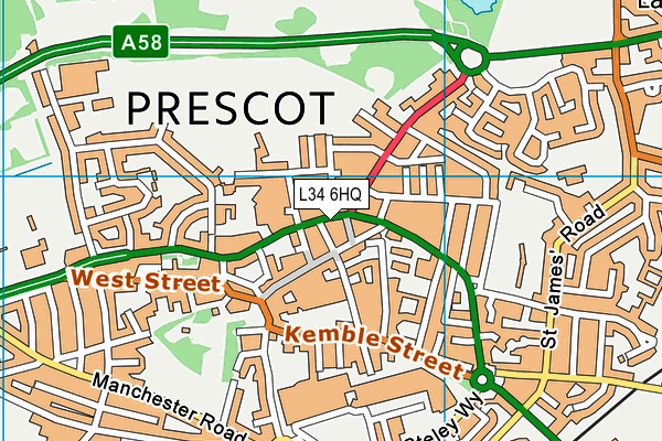 L34 6HQ map - OS VectorMap District (Ordnance Survey) L34 6HQ map - OS VectorMap District (Ordnance Survey)