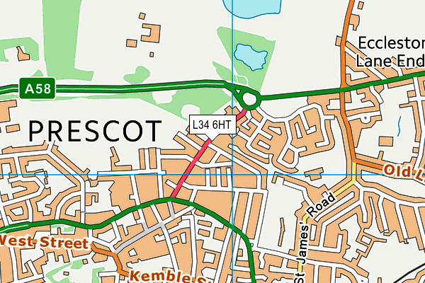 L34 6HT map - OS VectorMap District (Ordnance Survey) L34 6HT map - OS VectorMap District (Ordnance Survey)