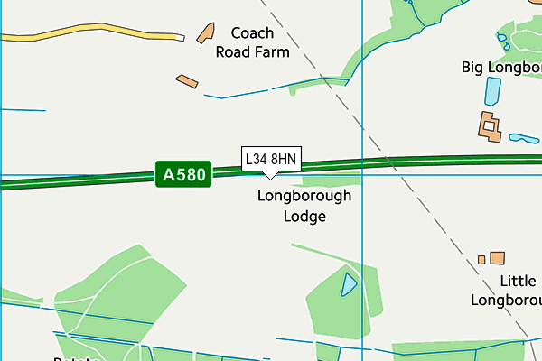 L34 8HN map - OS VectorMap District (Ordnance Survey) L34 8HN map - OS VectorMap District (Ordnance Survey)