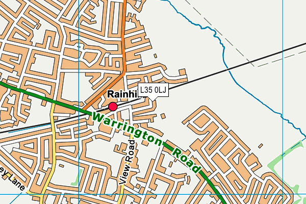 L35 0LJ map - OS VectorMap District (Ordnance Survey) L35 0LJ map - OS VectorMap District (Ordnance Survey)