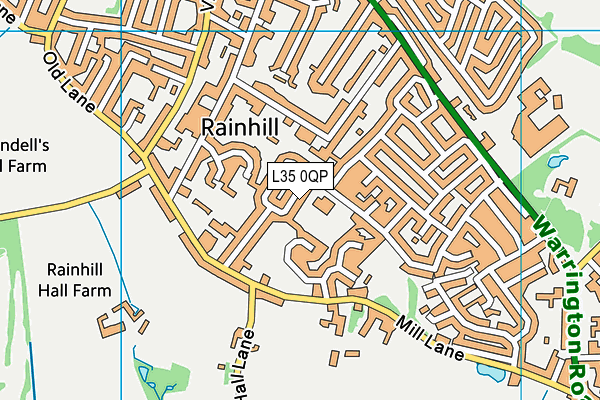 L35 0QP map - OS VectorMap District (Ordnance Survey) L35 0QP map - OS VectorMap District (Ordnance Survey)