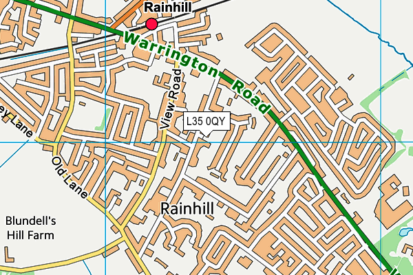 L35 0QY map - OS VectorMap District (Ordnance Survey) L35 0QY map - OS VectorMap District (Ordnance Survey)