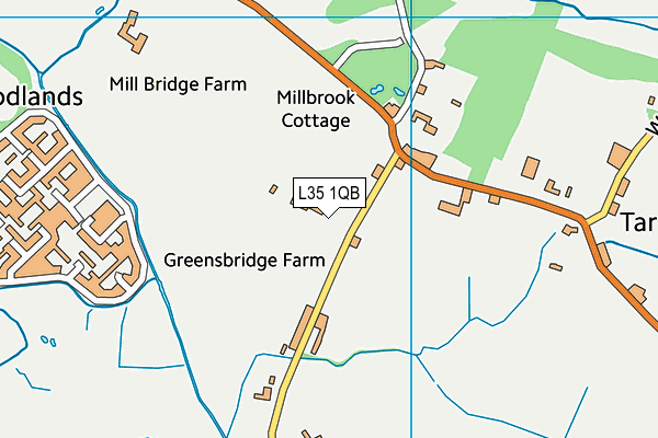L35 1QB map - OS VectorMap District (Ordnance Survey) L35 1QB map - OS VectorMap District (Ordnance Survey)