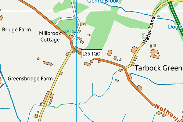 L35 1QG map - OS VectorMap District (Ordnance Survey) L35 1QG map - OS VectorMap District (Ordnance Survey)