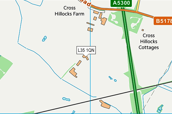 L35 1QN map - OS VectorMap District (Ordnance Survey) L35 1QN map - OS VectorMap District (Ordnance Survey)