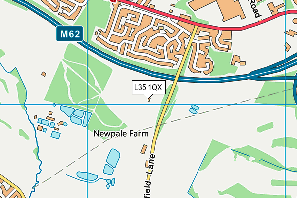 L35 1QX map - OS VectorMap District (Ordnance Survey) L35 1QX map - OS VectorMap District (Ordnance Survey)