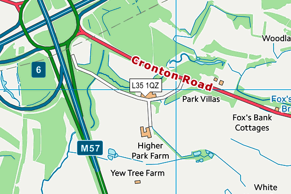 L35 1QZ map - OS VectorMap District (Ordnance Survey) L35 1QZ map - OS VectorMap District (Ordnance Survey)