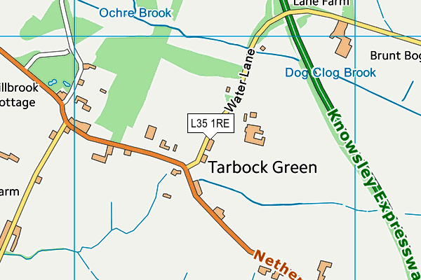 L35 1RE map - OS VectorMap District (Ordnance Survey) L35 1RE map - OS VectorMap District (Ordnance Survey)