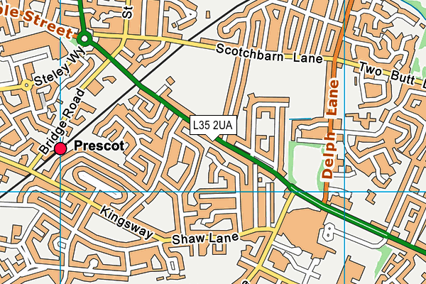 L35 2UA map - OS VectorMap District (Ordnance Survey) L35 2UA map - OS VectorMap District (Ordnance Survey)