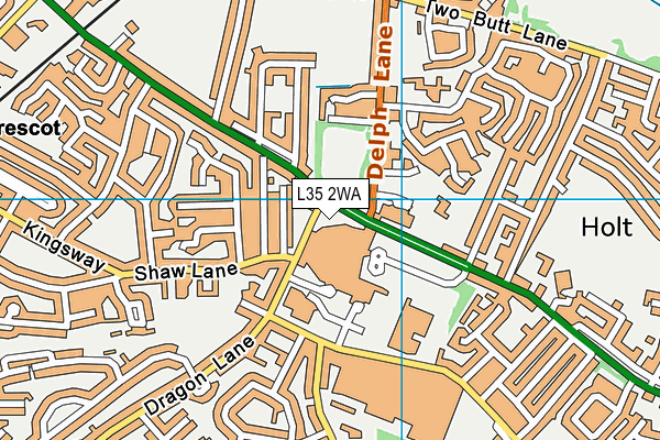 L35 2WA map - OS VectorMap District (Ordnance Survey) L35 2WA map - OS VectorMap District (Ordnance Survey)