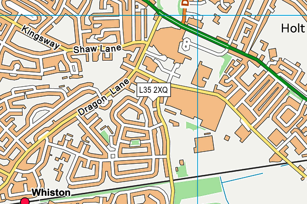 L35 2XQ map - OS VectorMap District (Ordnance Survey) L35 2XQ map - OS VectorMap District (Ordnance Survey)