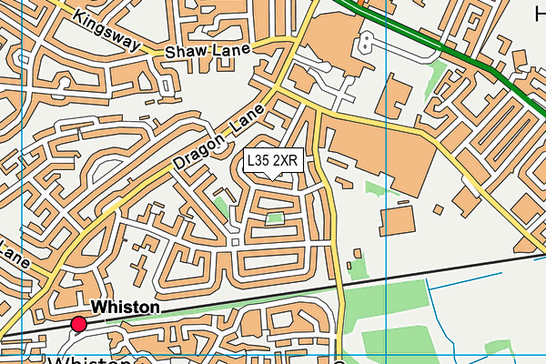 L35 2XR map - OS VectorMap District (Ordnance Survey) L35 2XR map - OS VectorMap District (Ordnance Survey)
