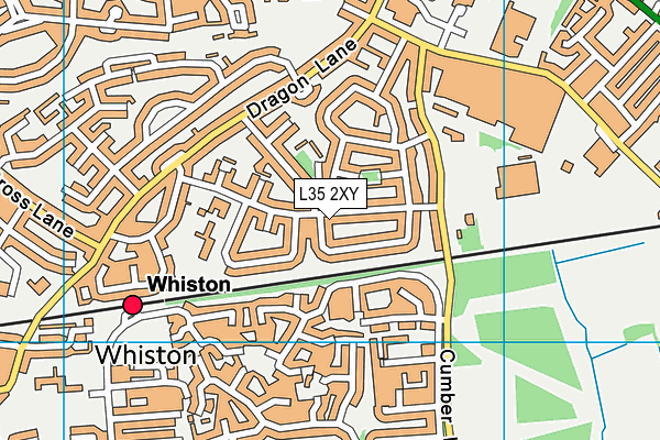 L35 2XY map - OS VectorMap District (Ordnance Survey) L35 2XY map - OS VectorMap District (Ordnance Survey)