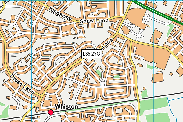 L35 2YG map - OS VectorMap District (Ordnance Survey) L35 2YG map - OS VectorMap District (Ordnance Survey)