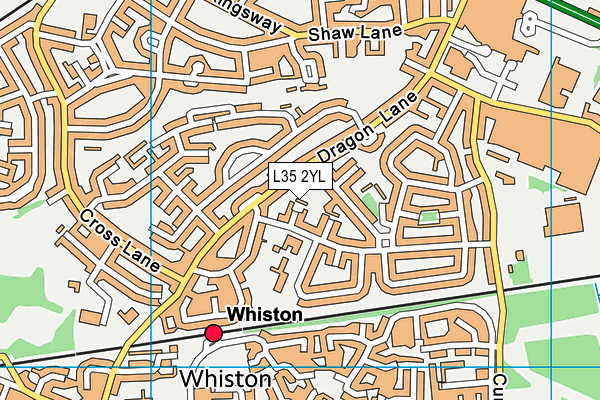 L35 2YL map - OS VectorMap District (Ordnance Survey) L35 2YL map - OS VectorMap District (Ordnance Survey)