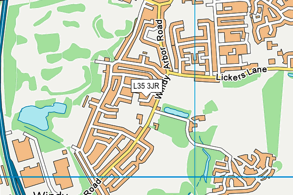 L35 3JR map - OS VectorMap District (Ordnance Survey) L35 3JR map - OS VectorMap District (Ordnance Survey)