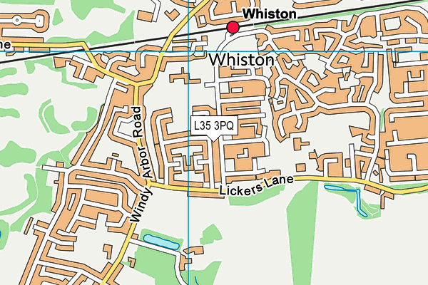 L35 3PQ map - OS VectorMap District (Ordnance Survey) L35 3PQ map - OS VectorMap District (Ordnance Survey)
